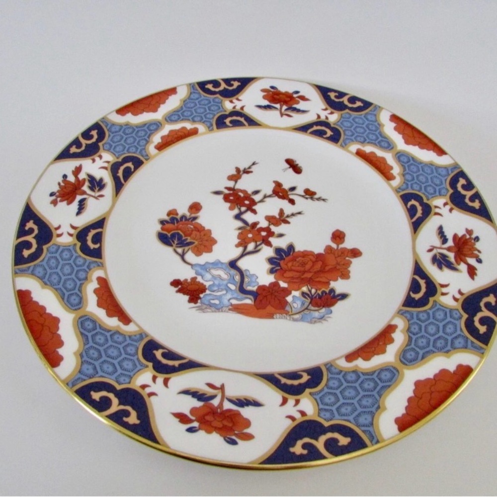 Set of 4 Spode Shima Bone China Luncheon Plates 9 1/4 Y8172-D - Picture 2 of 8